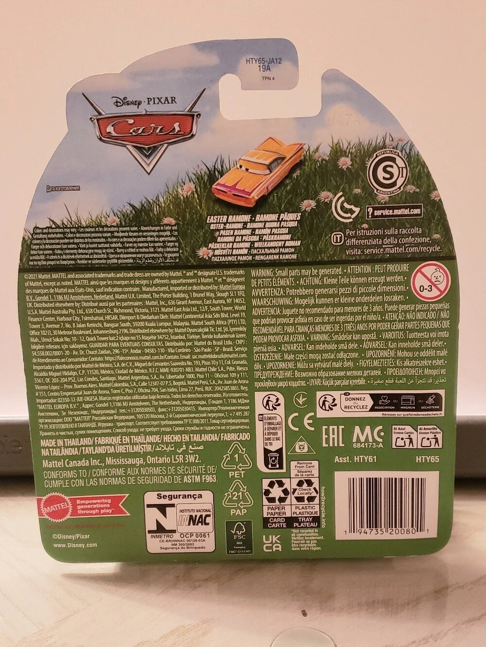🆕️ Disney PIXAR Easter Ramone Die-Cast Car